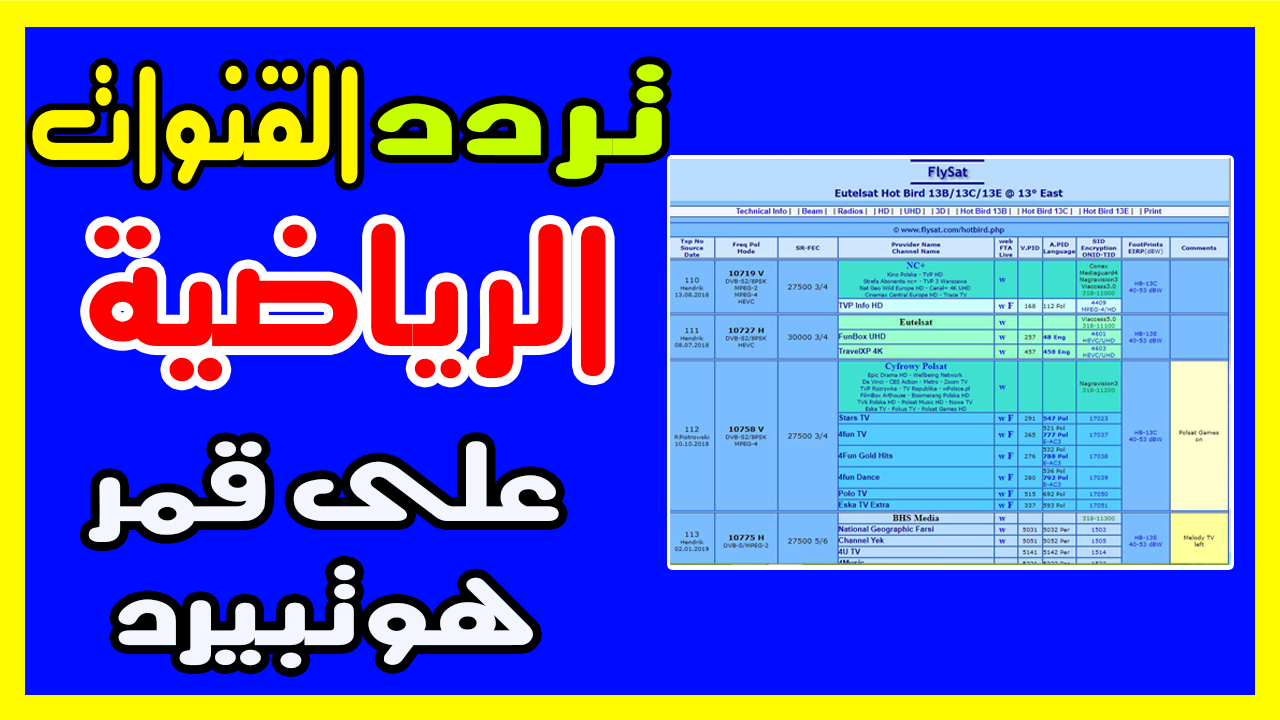 اقوى تردد للهوت بيرد - تابع اجمل القنوات على احدث ترددات الهوت بيرد 554 1