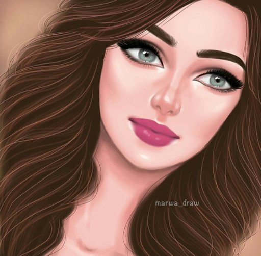 صور رسومات فتيات - رسومات ملونة للبنات 2441 9