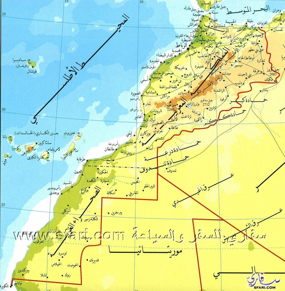 معلومات عن المغرب الحبيبه - صور خريطة المغرب 297 6