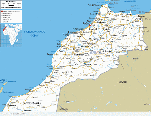 معلومات عن المغرب الحبيبه - صور خريطة المغرب 297