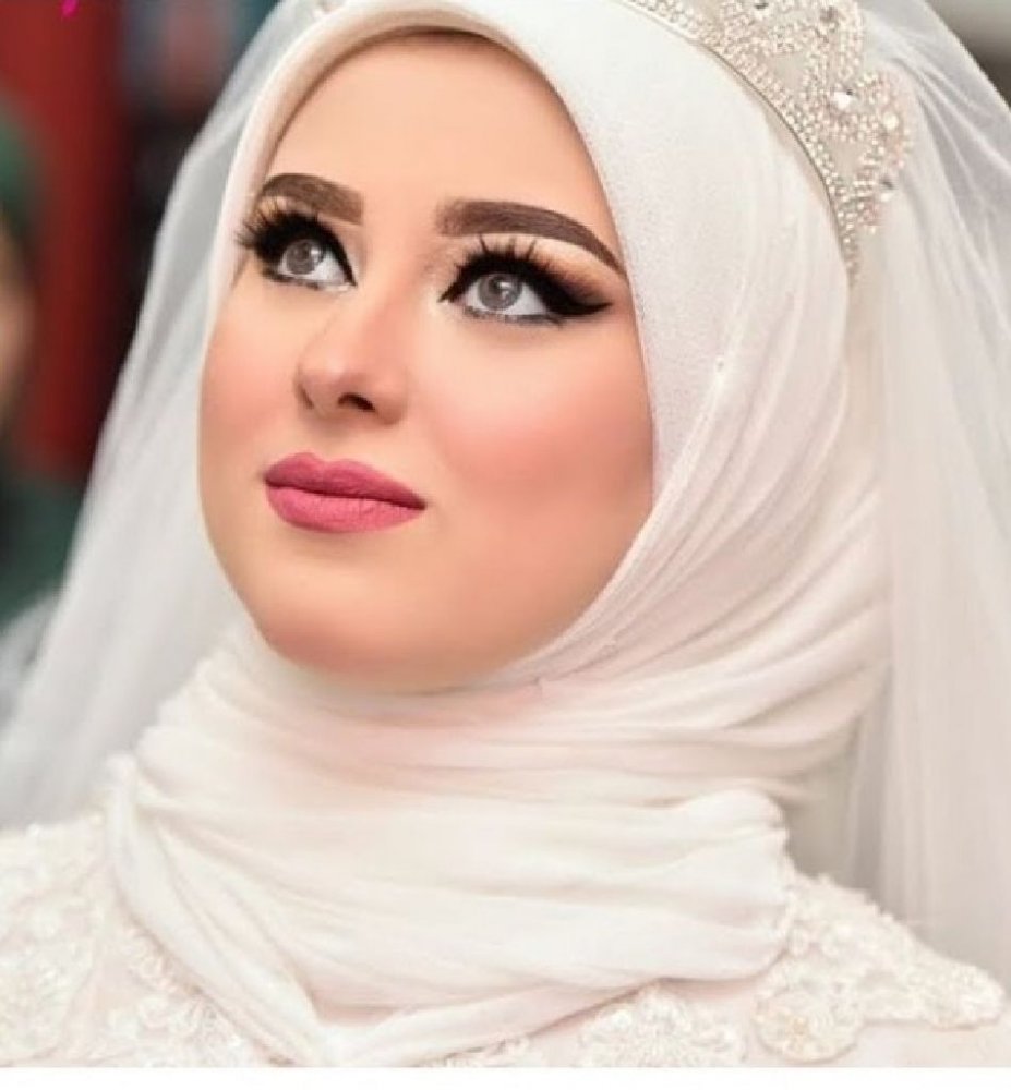 لفات طرح للعروسه , احدث لفات الطرح للعروسه علي الموضه - عزه و ثقه